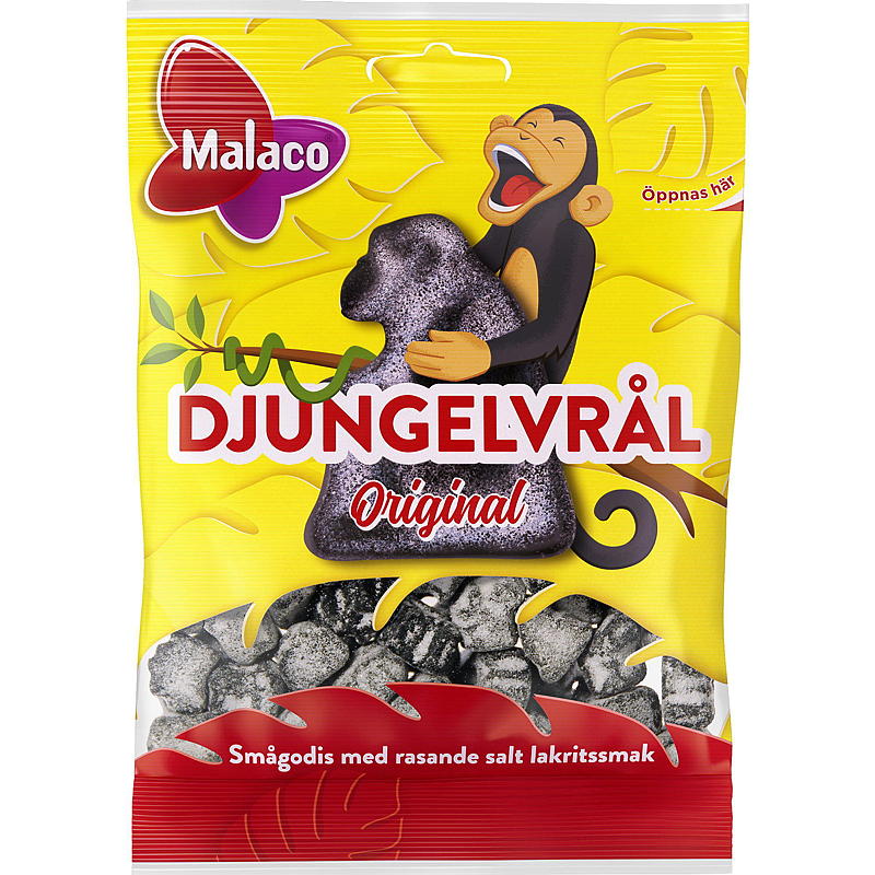 Malaco Djungelvrål 80 g Malaco