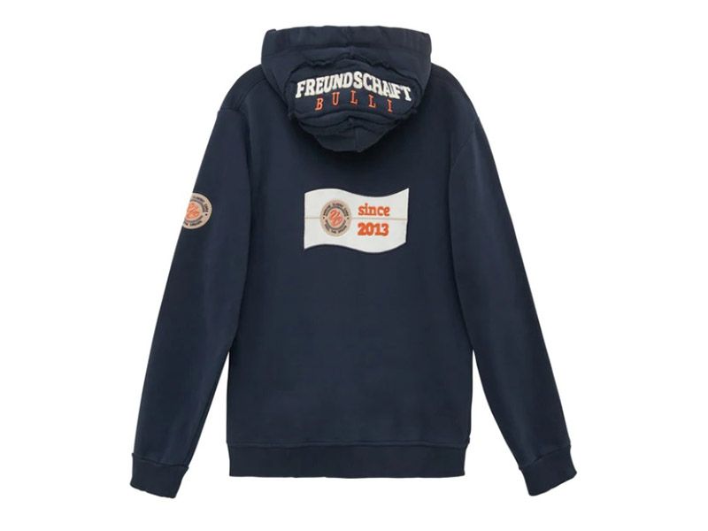 Van One Bulli Freundschaft Navy Unisex Zip Hoodie
