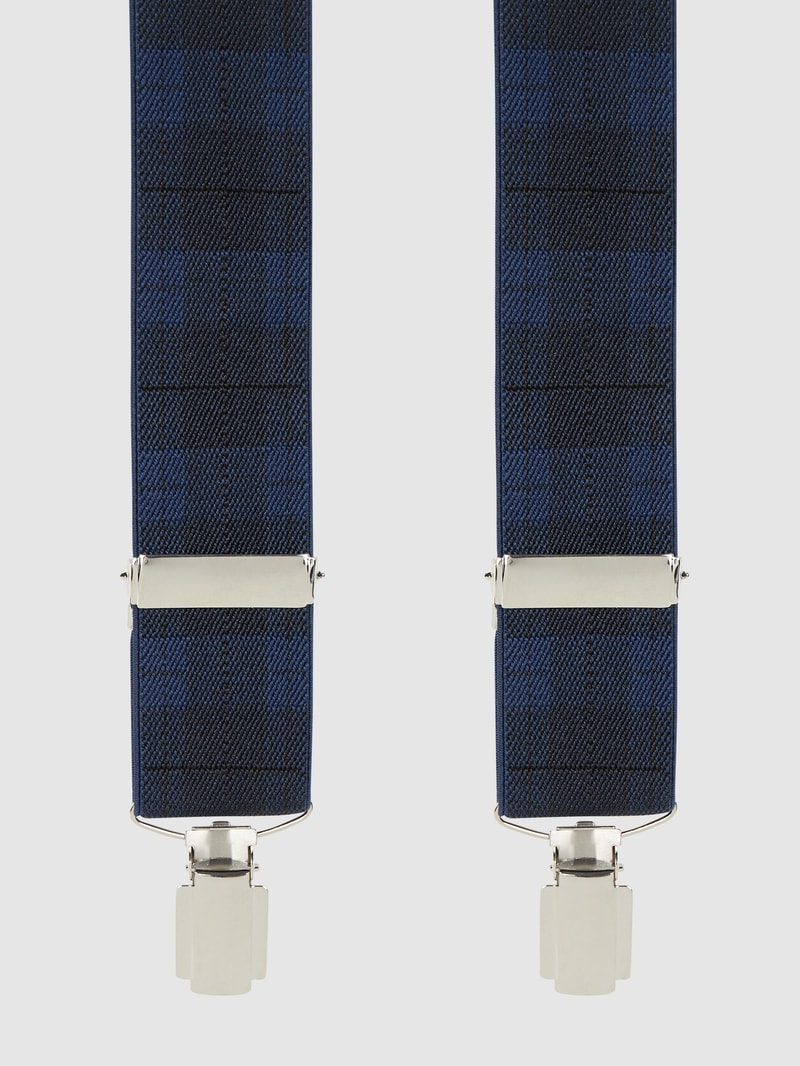 Hosenträger in X-Form in marineblau