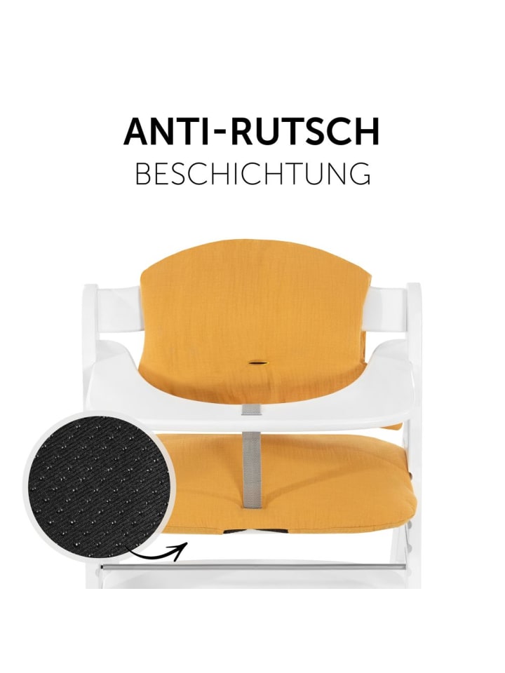 Hauck Sitzkissen / Hochstuhlauflage für Alpha Hochstuhl - in orange,gelb günstig kaufen onesize