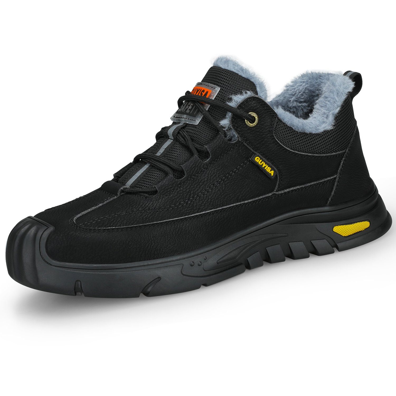 Daisred Herren Sicherheitsschuhe Wasserdichte Schutzschuhe Arbeitsschuh