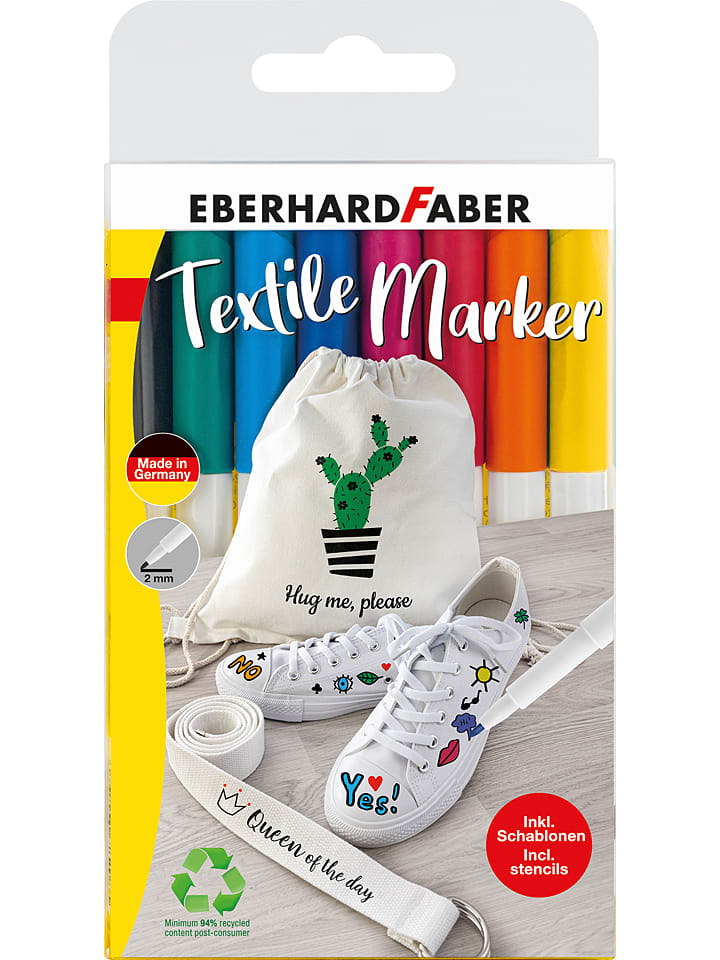 Eberhard Faber Textilstifte - 8 Stück günstig kaufen onesize