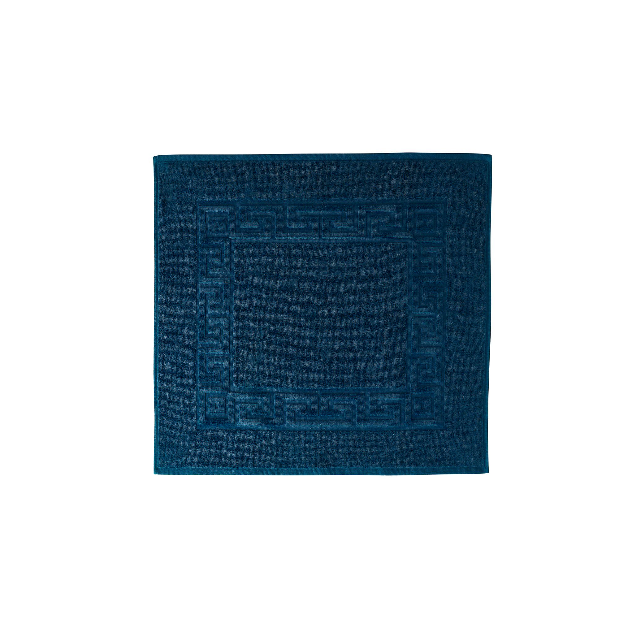 Tapis de bain éponge liteau motif frise grecque