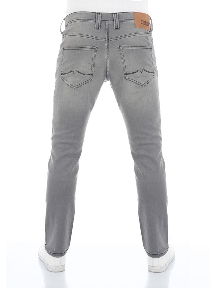 Mustang Jeans Real X Oregon tapered in Grau günstig kaufen