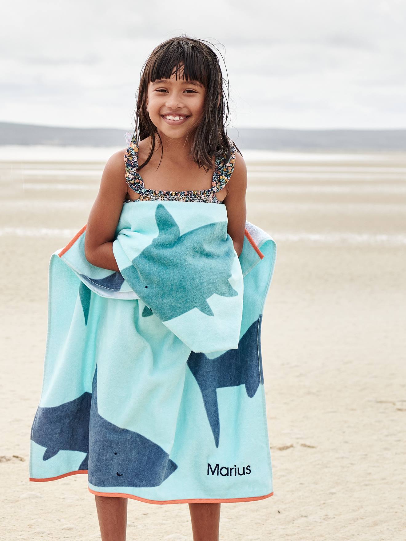 Serviette de plage / de bain POP personnalisable rose