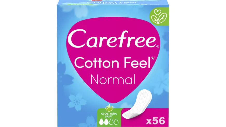 Carefree Slipeinlagen Cotton Feel Normal