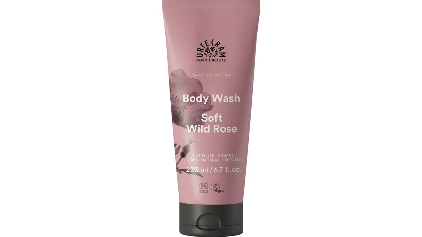 URTEKRAM Duschgel Soft Wild Rose 200 ml
