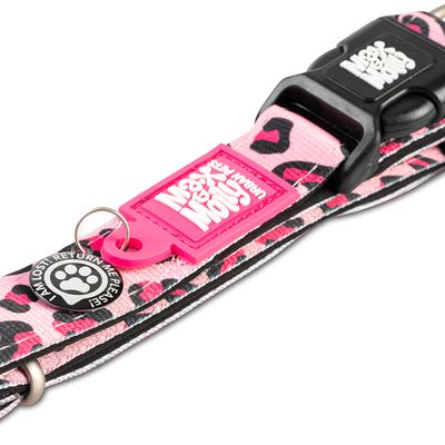 Max & Molly Smart ID Halsband Leopard Pink