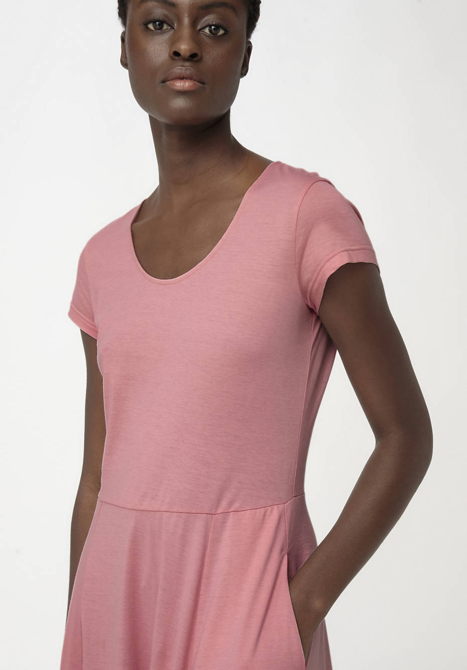 Jersey-Kleid aus reiner Bio-Baumwolle