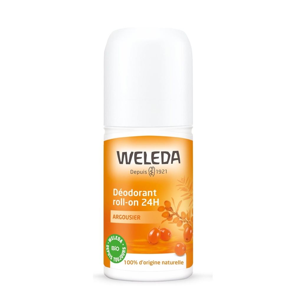 WELEDA Déodorant roll-on 24H Argousier - 50 ml Hygiène