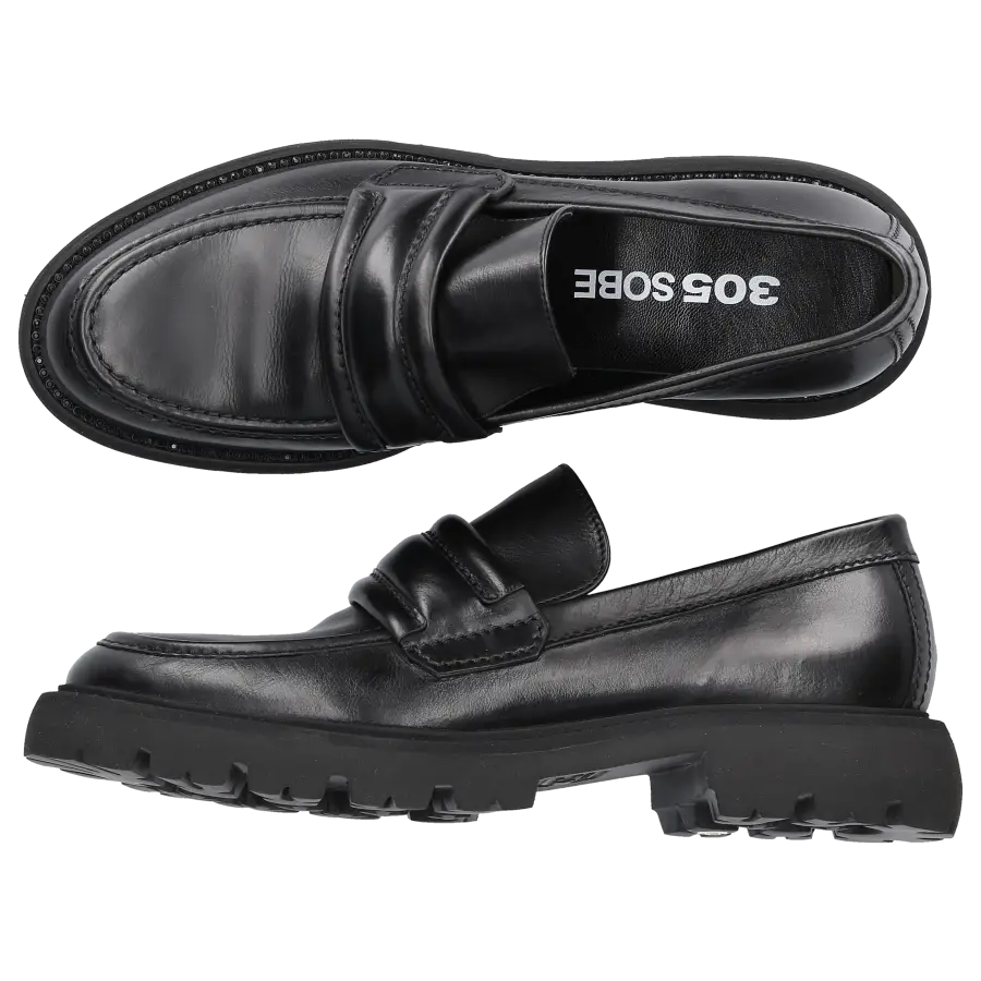 305 SOBE - Loafer FITCH Kalbsleder - schwarz