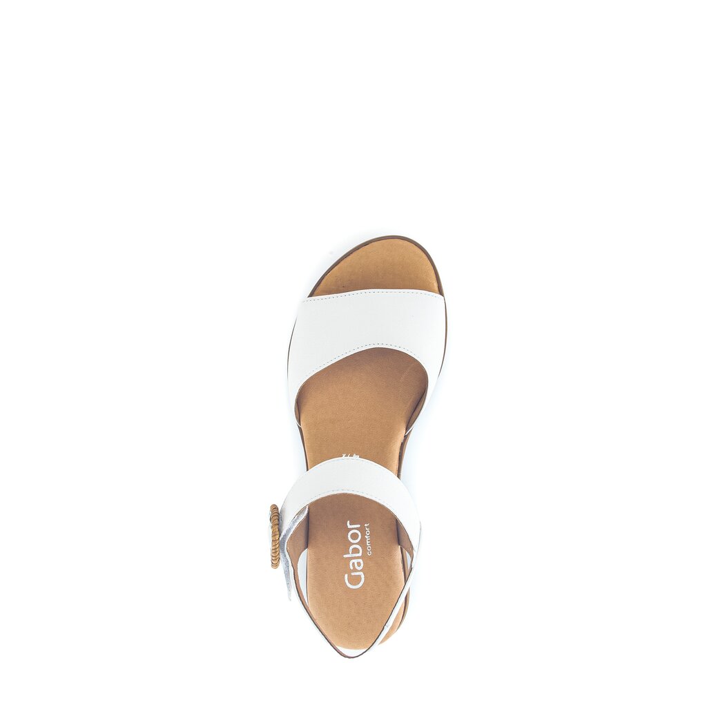 Gabor comfort Keilsandalette weiß