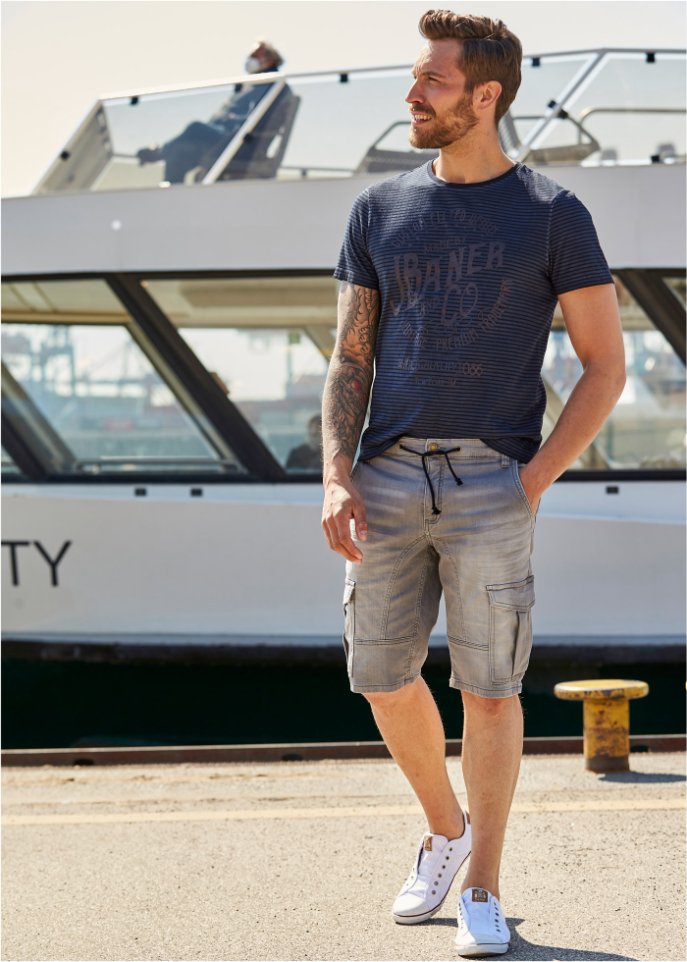 Sweatjeans-Bermuda, Regular Fit