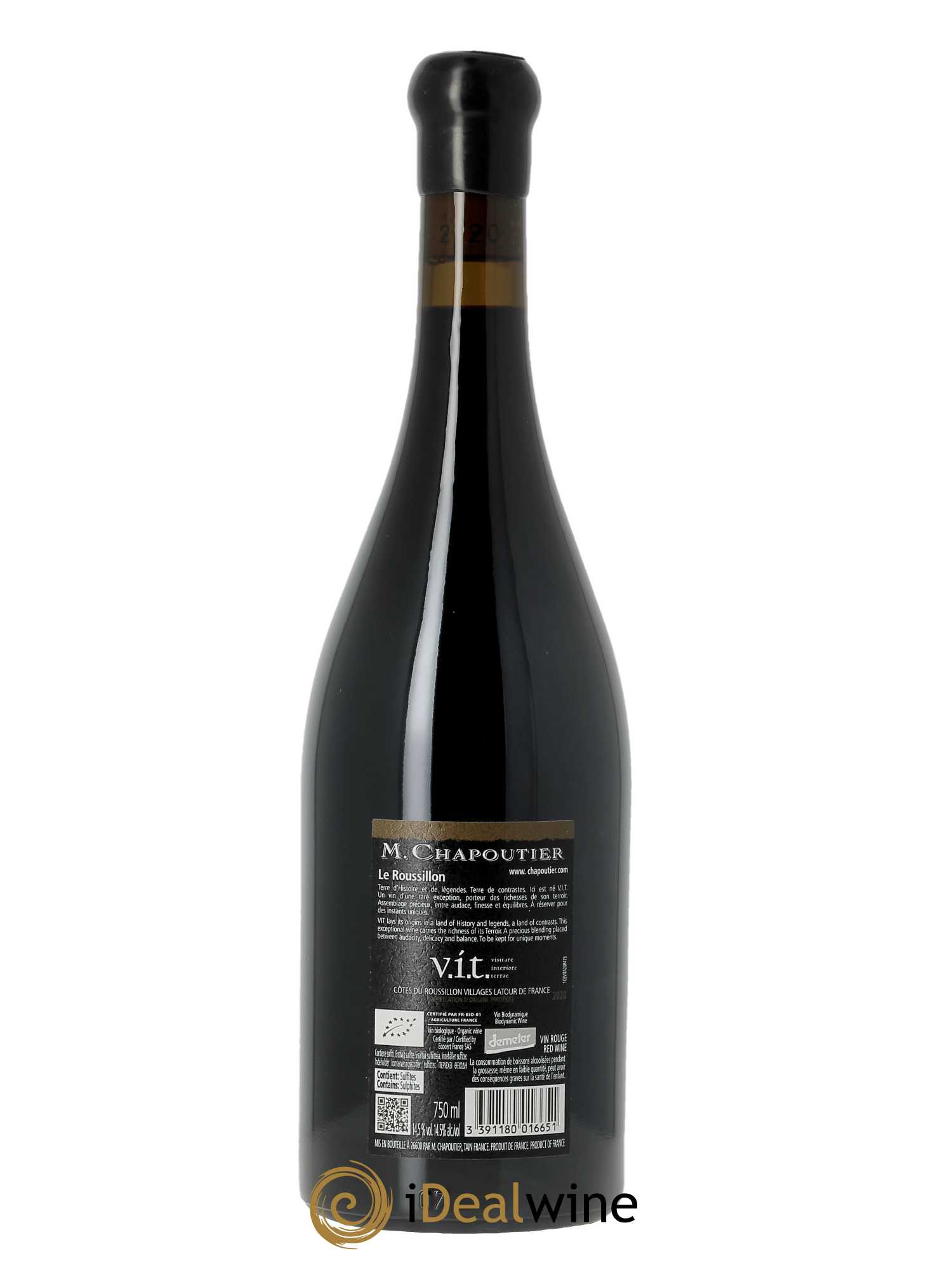 Côtes du Roussillon Villages Latour de France Bila-Haut (Domaine) Occultum Lapidem Chapoutier  2020 - Lot de 1 Bouteille