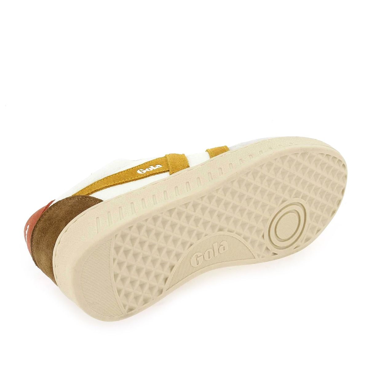 Gola  GRANDSLAM TRIDENT CLA415 - blanc moutarde