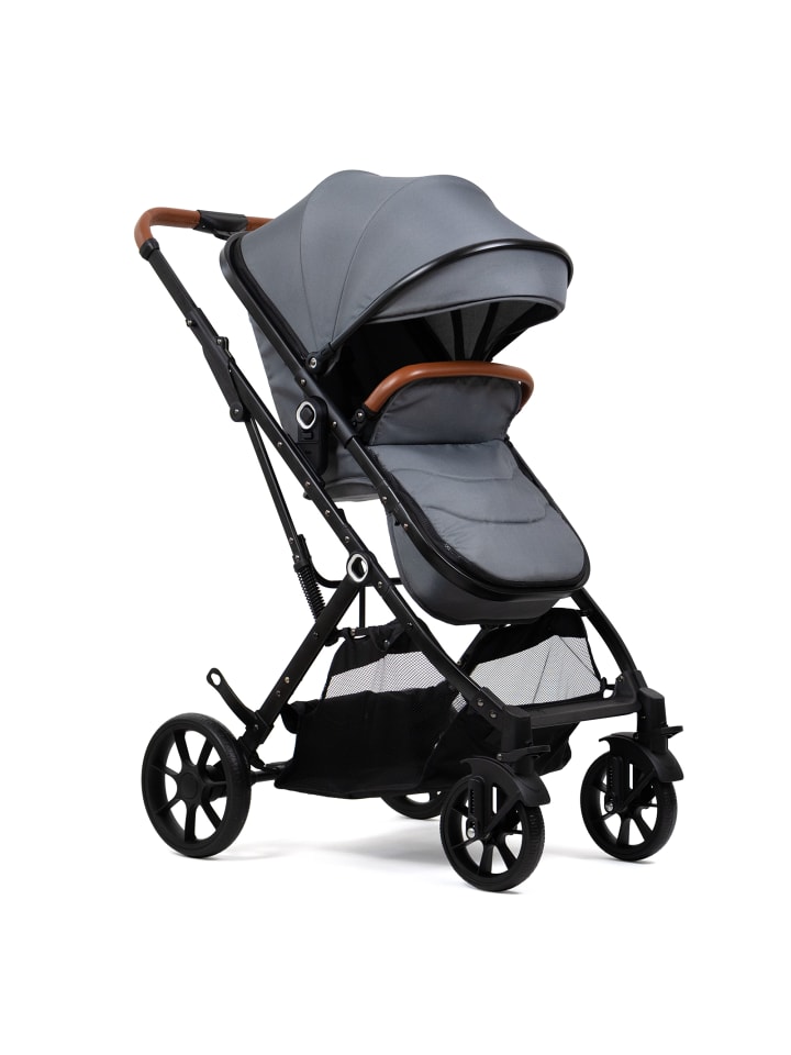 PIXINI Lania Kinderwagen 3in1 Set black/grey günstig kaufen onesize