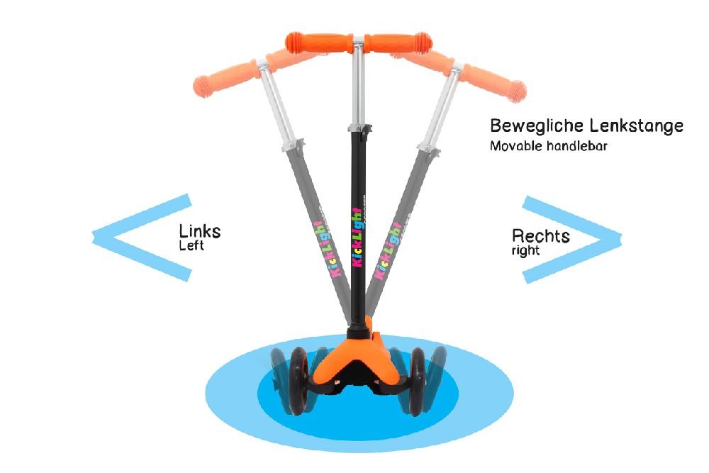 Jamara e.K. JAMARA KickLight Scooter orange