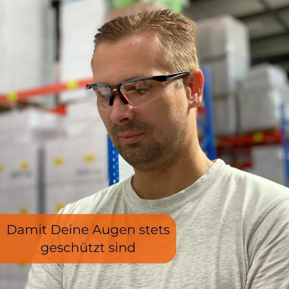 GarPet Arbeitsschutzbrille Schutzbrille Arbeitsschutzbrille Sicherheitsbrille Arbeitsbrille