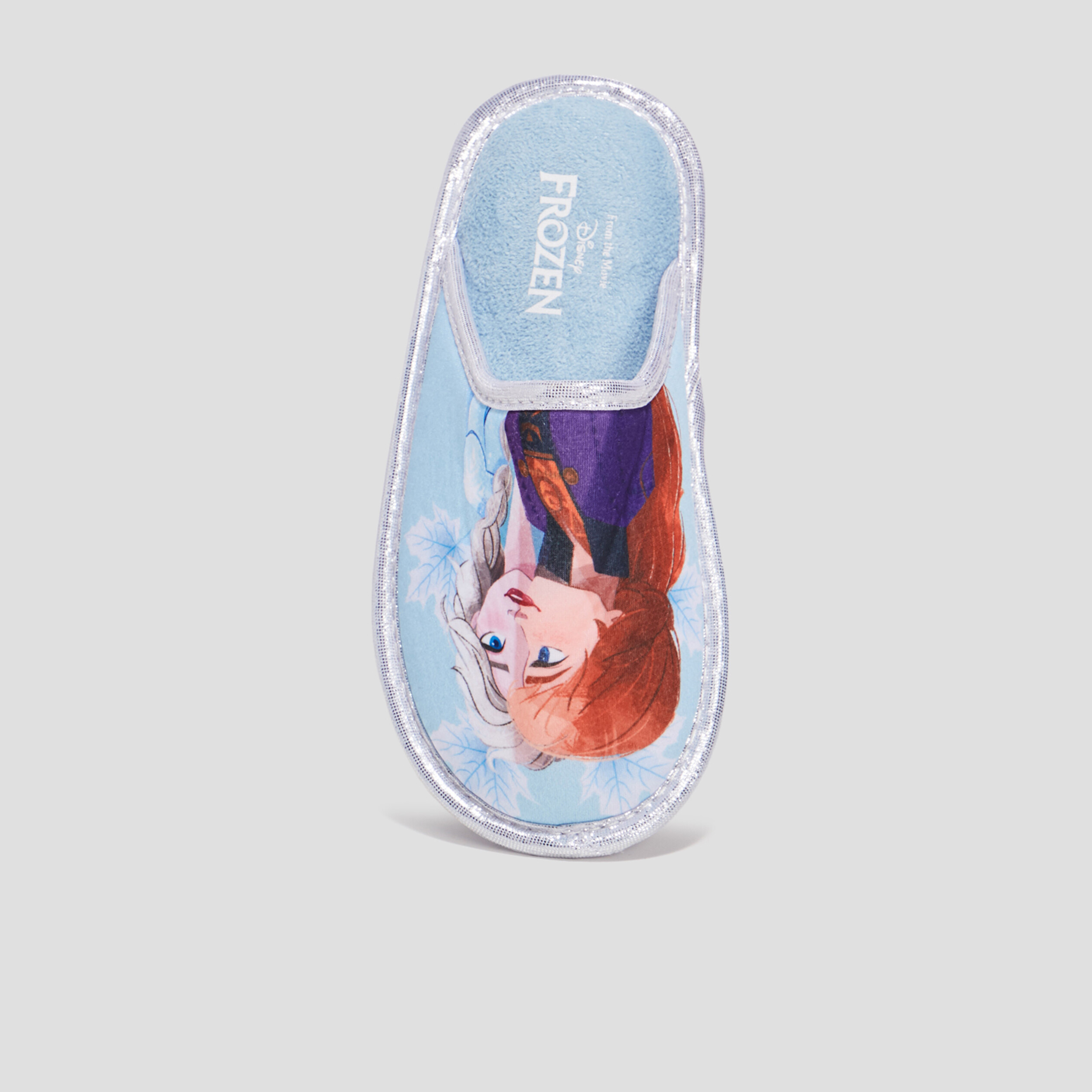 Chaussons mules Reine des neiges bleu fille | La Halle