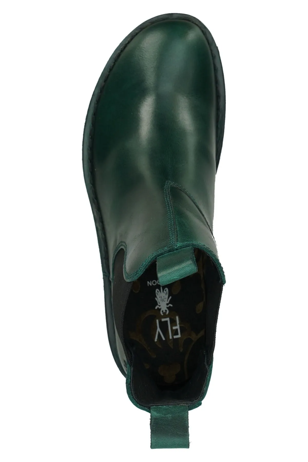Fly London  Stiefelette - Grün - Blockabsatz