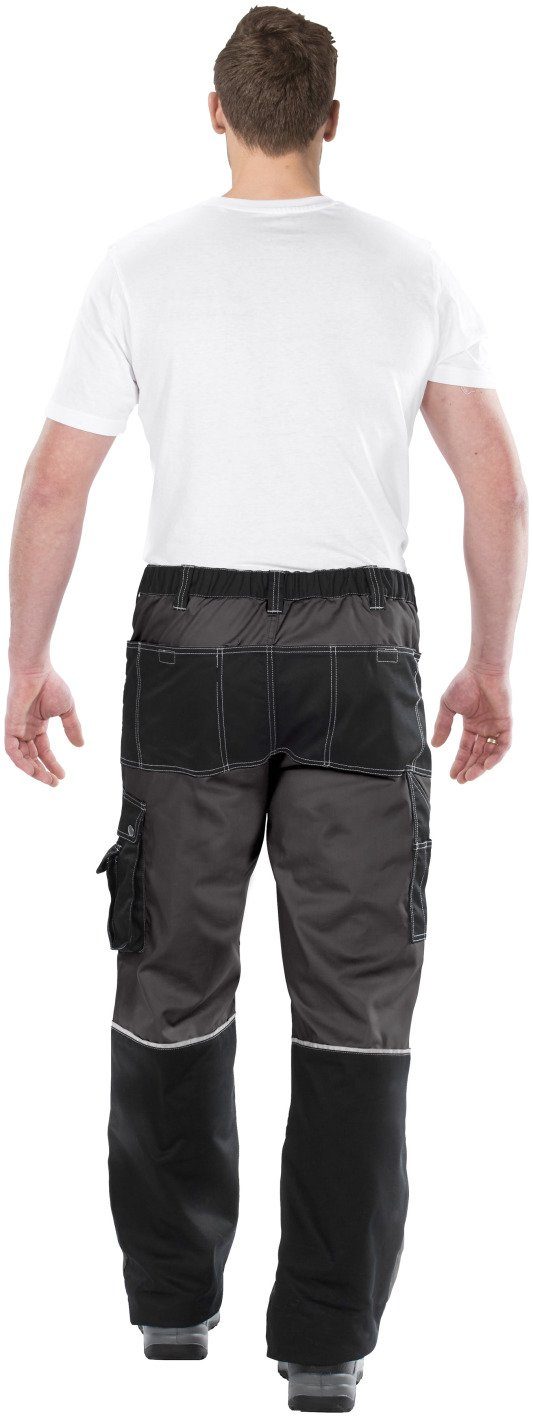 Northern Country Arbeitshose Worker (Spar-Set, 2-tlg., 2er Spar Set, aus strapazierfähigen Materialien) mit verstärktem Kniebereich, elastischer Bund, 8 Taschen