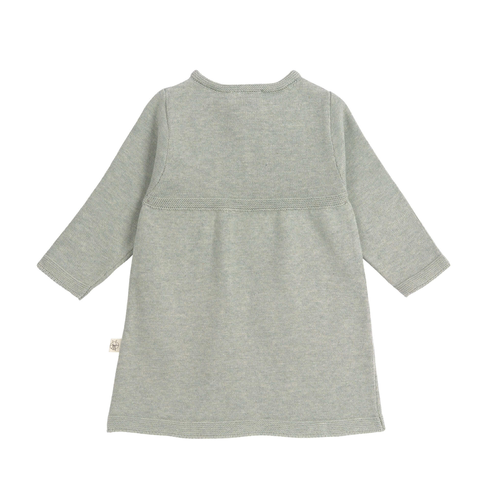 Babykleid - Strick Bio-Baumwolle, Salbei