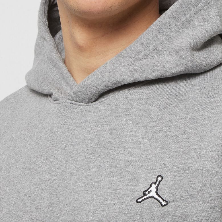 JORDAN Essential Fleece Pullover carbon heather/white