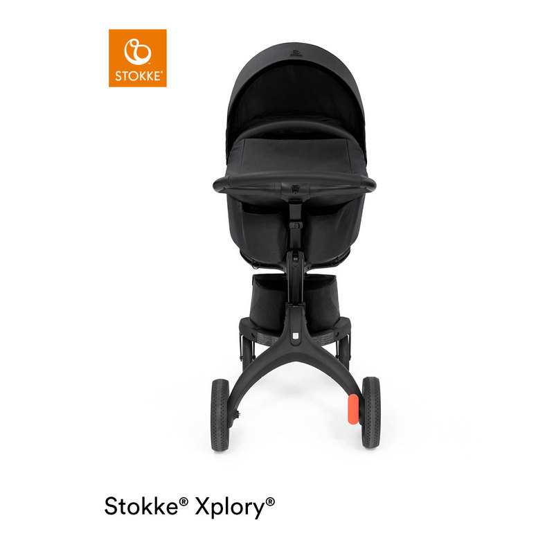Nacelle noire pour poussette citadine Xplory X Stokke