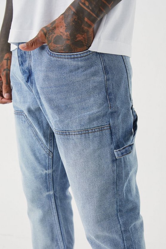 Slim-Fit Schlagjeans