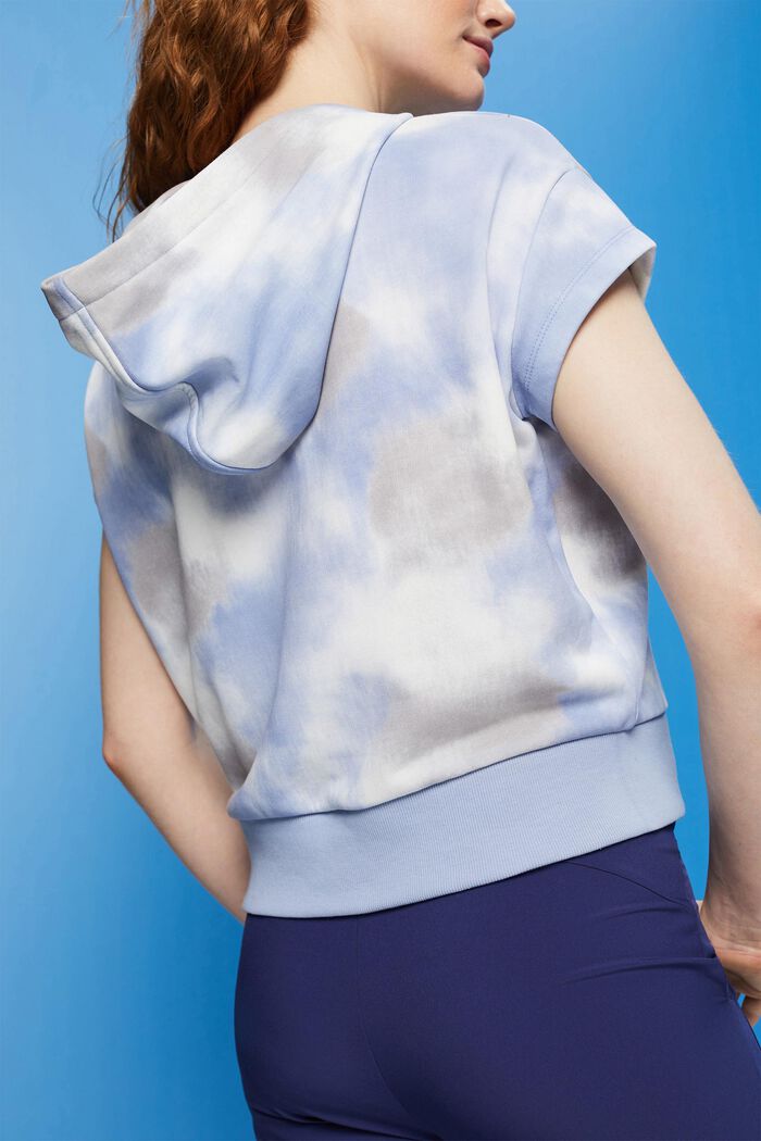 Kurzarm-Hoodie mit Print