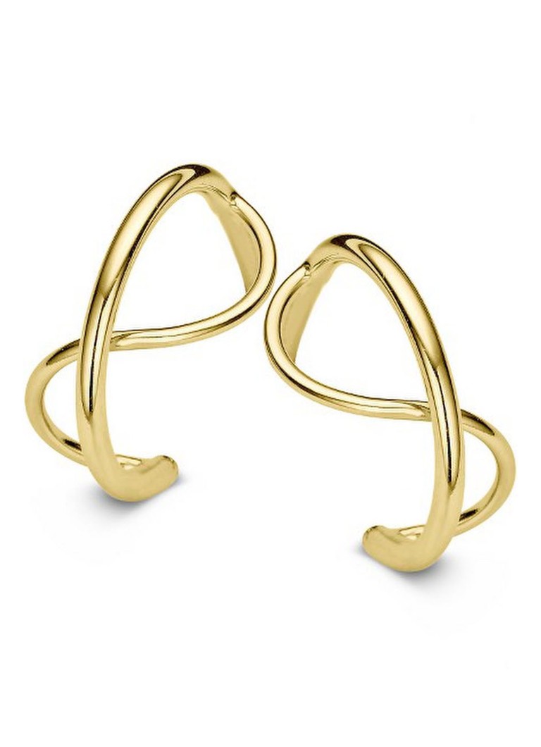 Cercei Sputnik placați cu aur de la Casa Jewelry