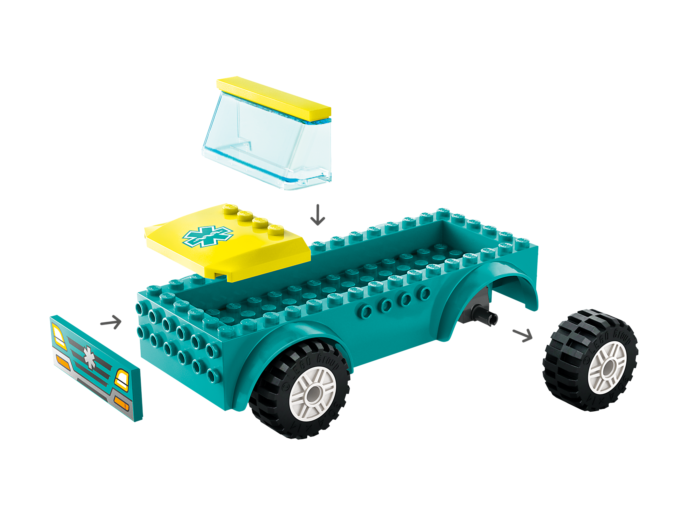 Rettungswagen und Snowboarder 60403