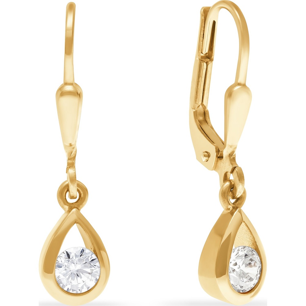 FAVS Boucles d'oreilles 375 Or jaune Boucles d'oreilles
