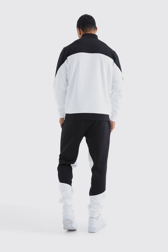 Man Colorblock Jogginghose