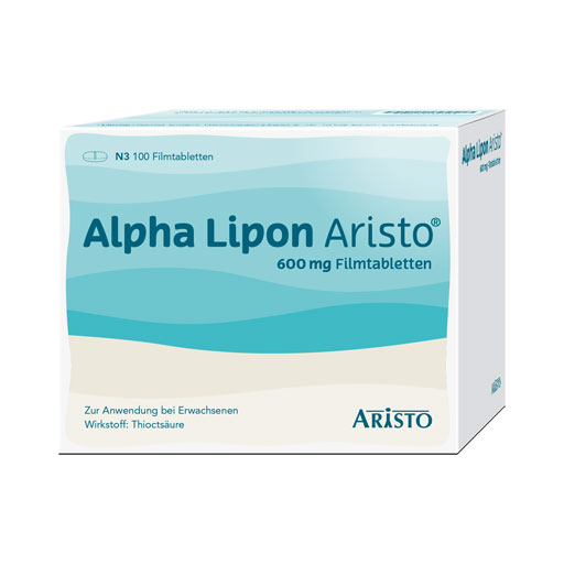 ALPHA LIPON Aristo 600 mg Filmtabletten  100 St  Filmtabletten