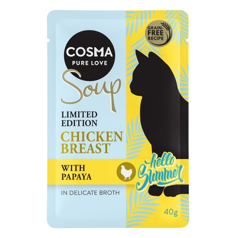 Cosma Soup Sommer-Edition Hühnchenbrust mit Papaya