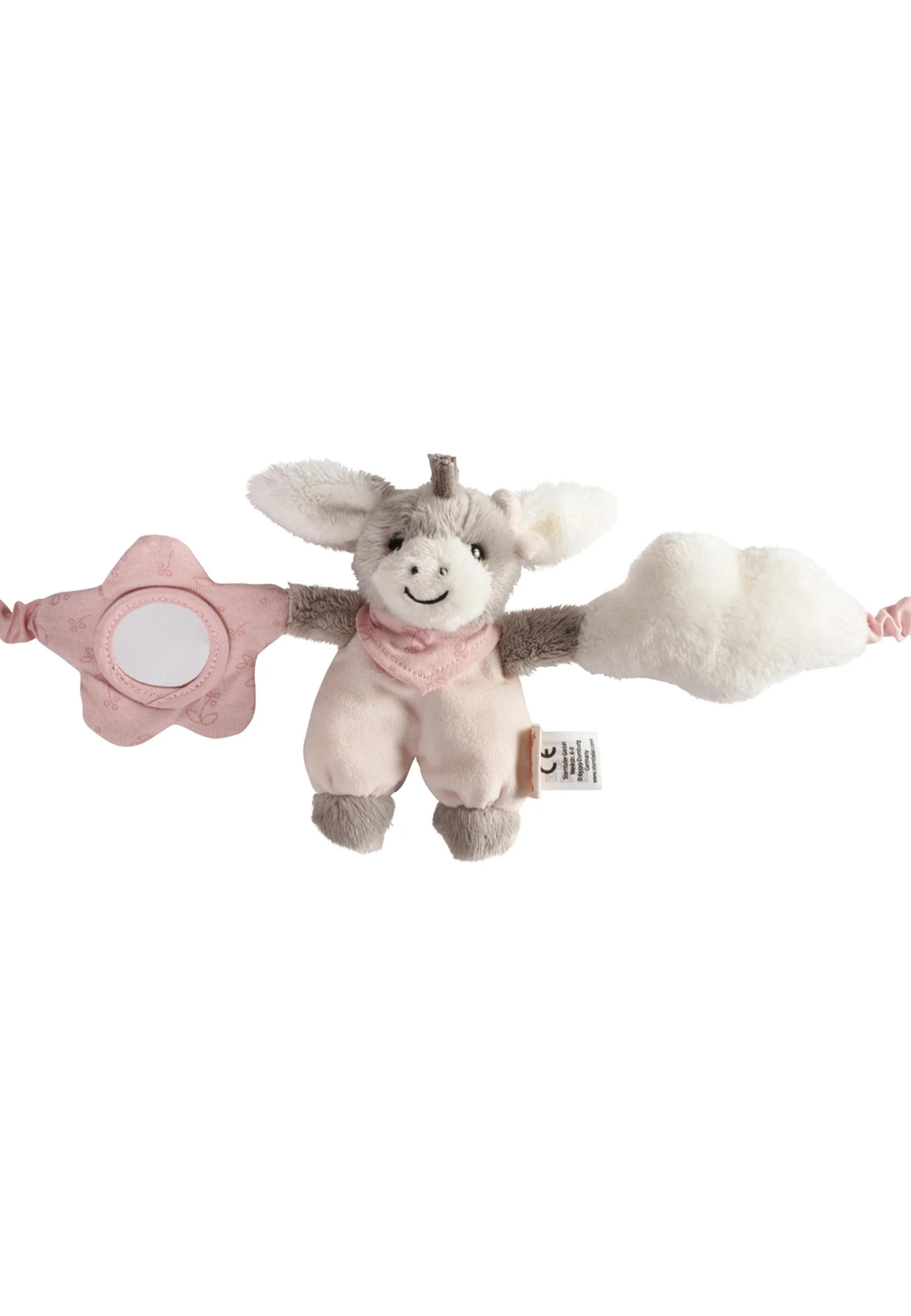 Kinderwagenkette Esel Emmi Girl in rosa
