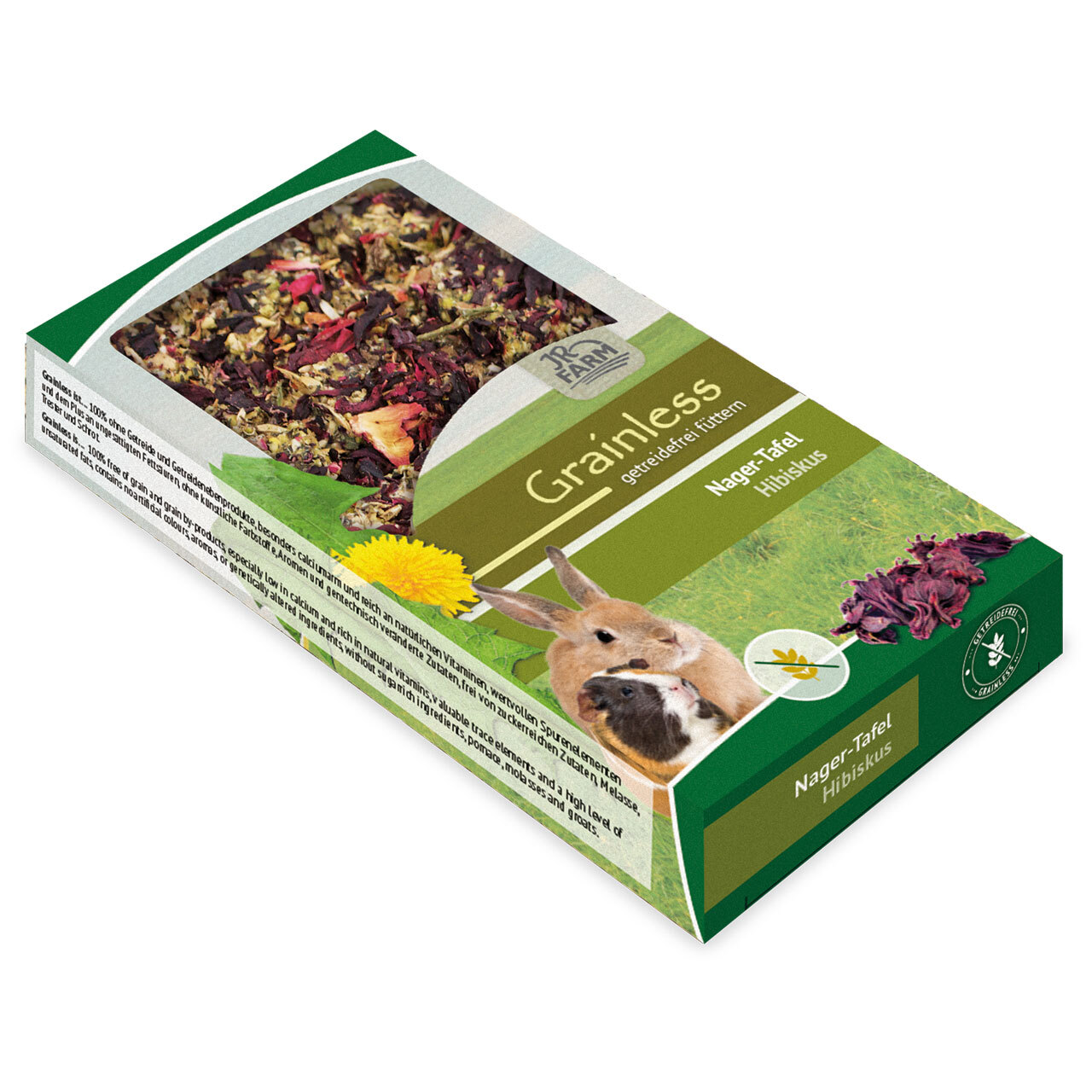 JR Farm Snacks JR Farm Grainless Nager-Tafel Hibiskus 125 g