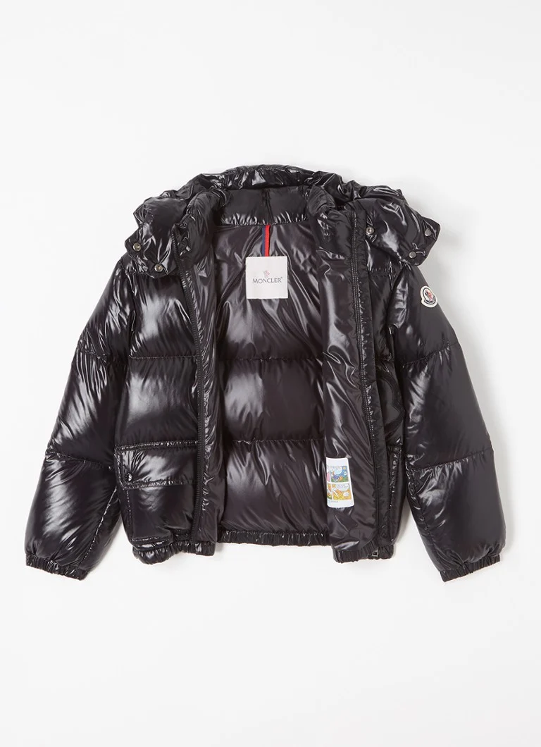 Moncler Abbaye polsterēta jaka ar noņemamu kapuci