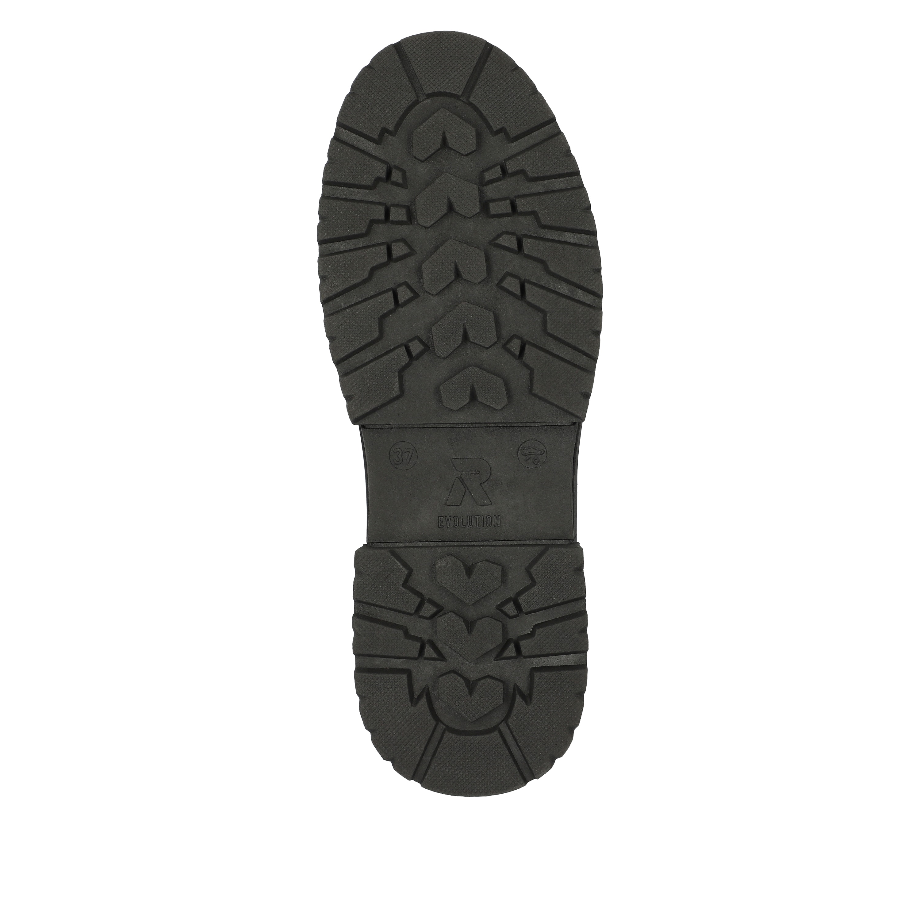Rieker Damen Schnürstiefel army-green black
