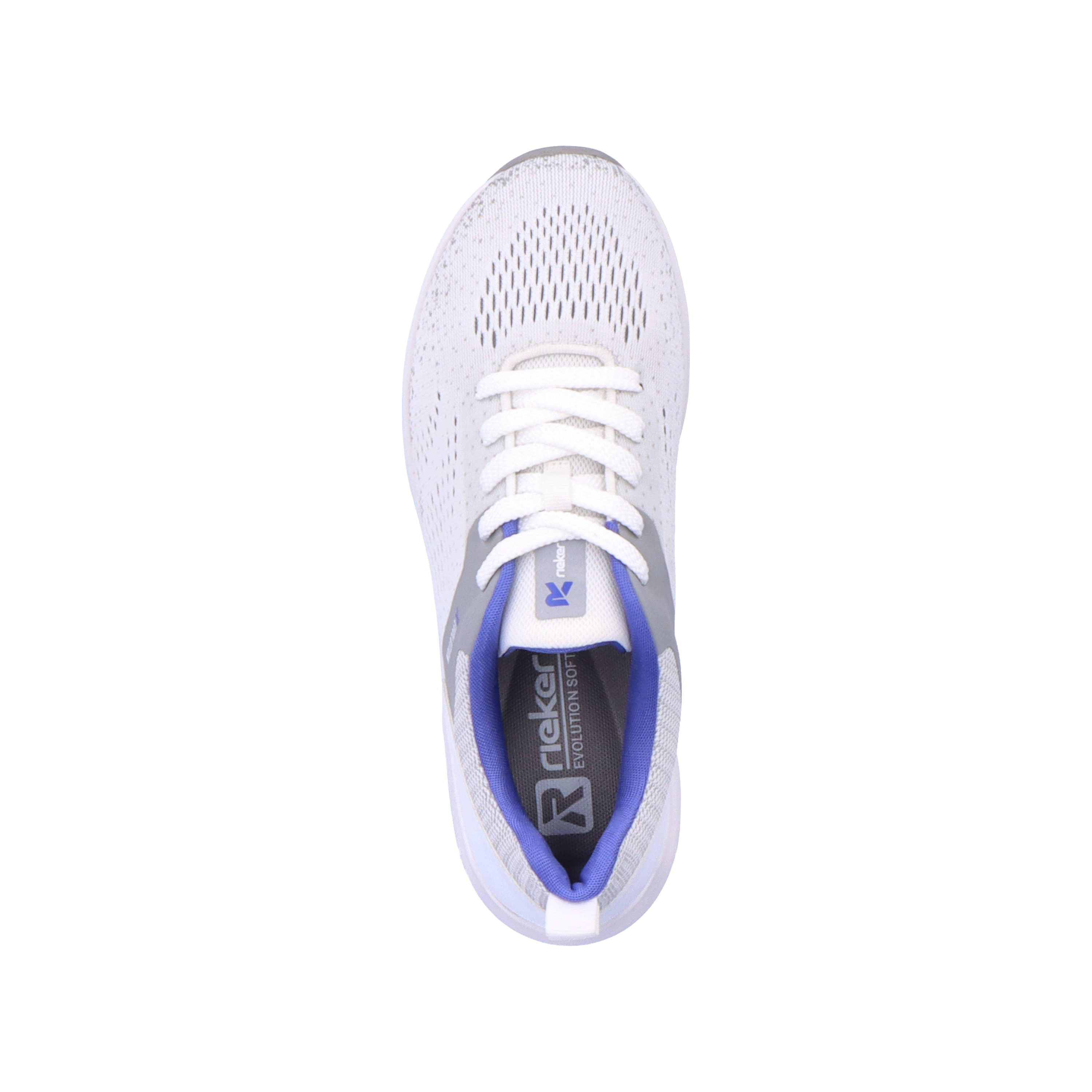 Rieker Damen Sneaker Low frost white