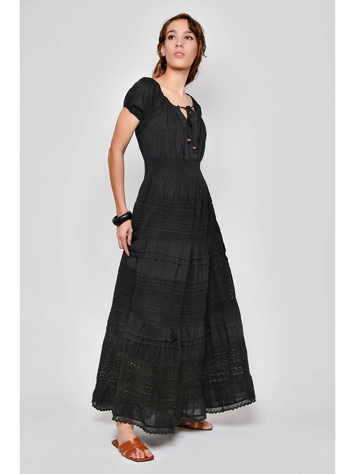 Tarifa Kleid in Schwarz günstig kaufen