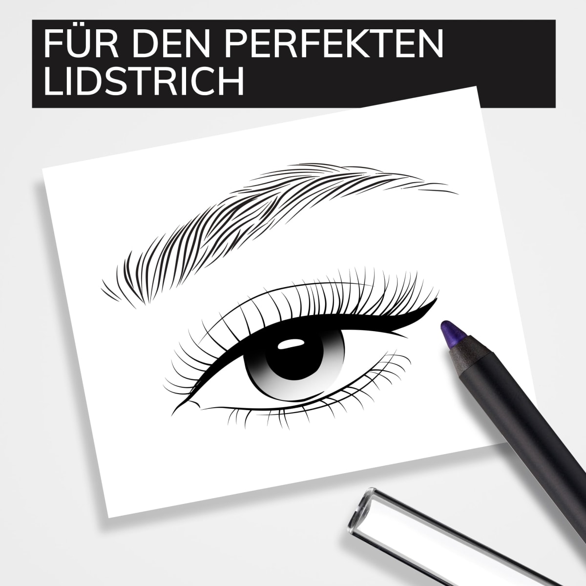 Eyeliner X-Act Waterproof 64P Purplelicious, 1,2 g