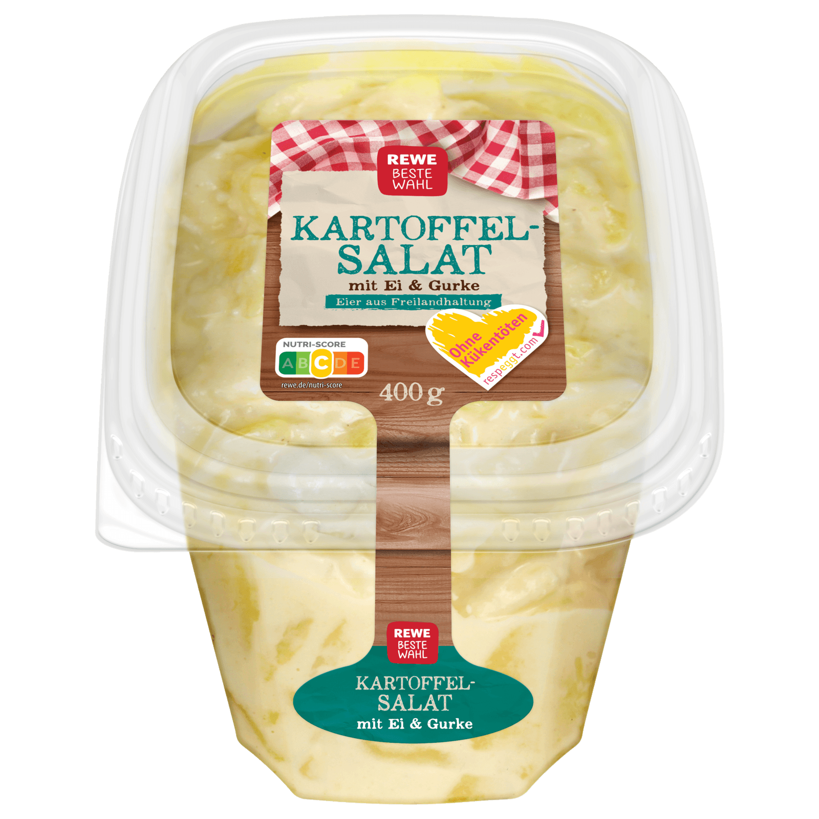 REWE Beste Wahl Kartoffelsalat mit Ei & Gurke 400g