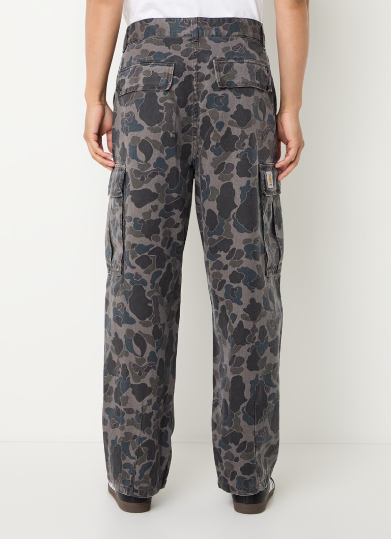 Carhartt WIP Cole loose fit cargo trousers made of organic cotton with camouflage print
