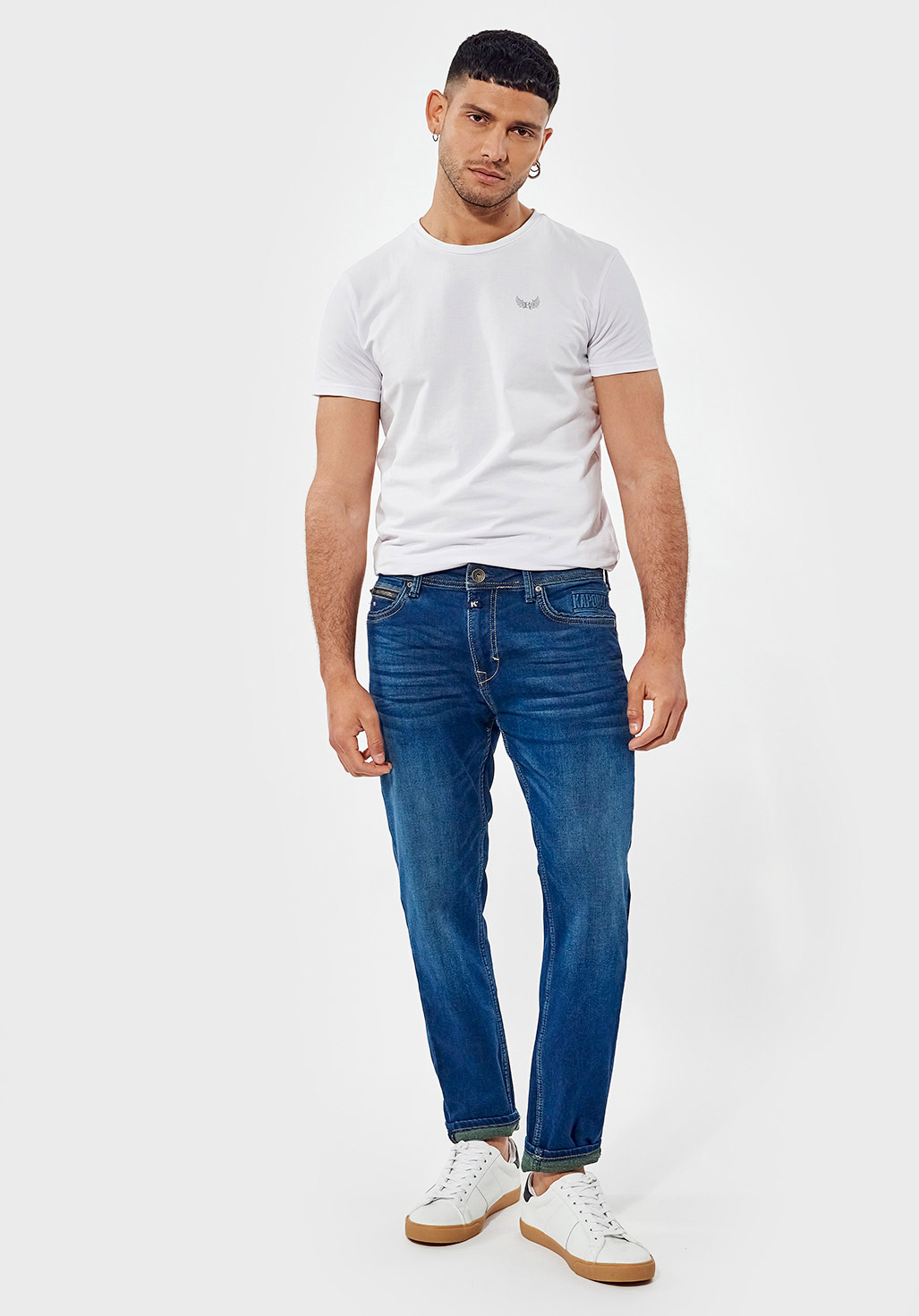 APEX  Jean slim bleu Homme délavé
