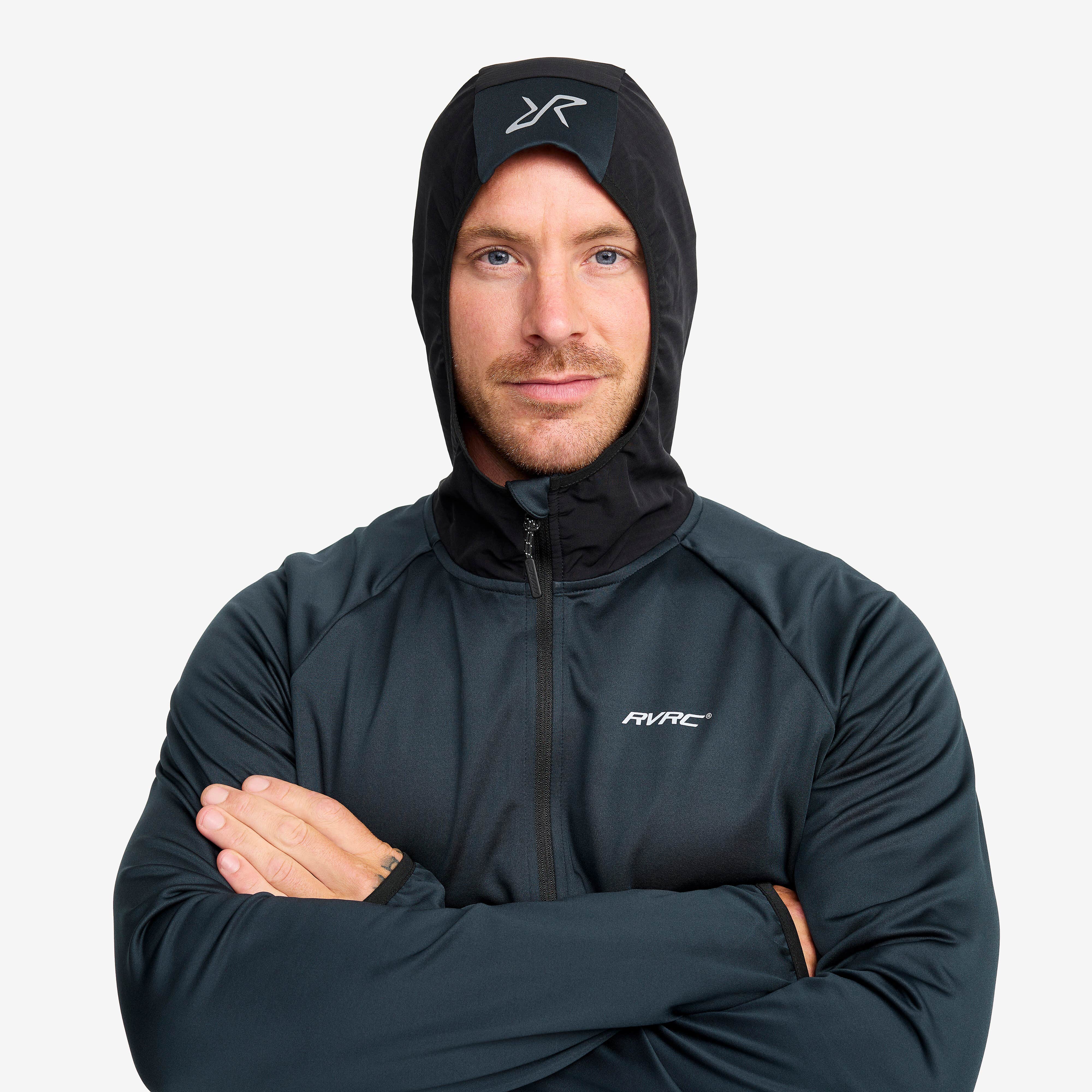 Pace Hooded Wind Jacket Homme Blueberry
