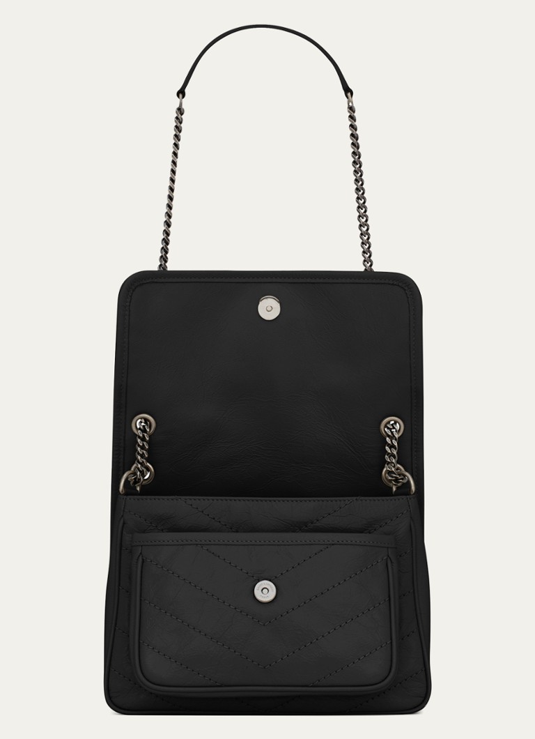 Geantă de umăr Saint Laurent Niki Baby din piele de vițel