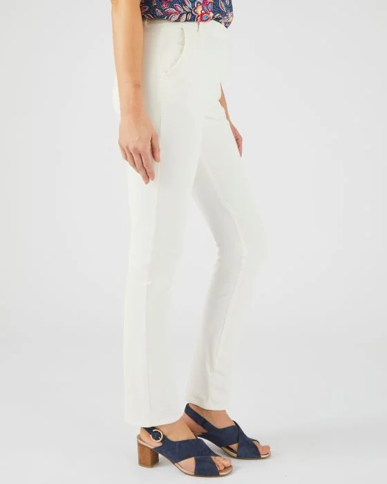 Pantalon bi-stretch effet ventre plat