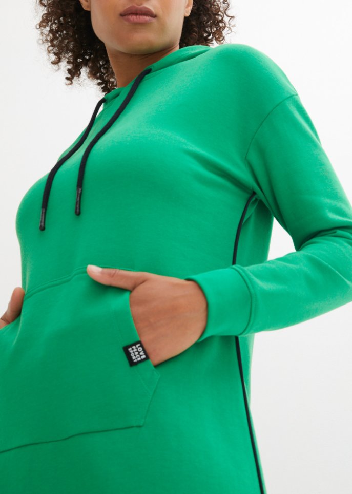 Sweatkleid mit Kapuze